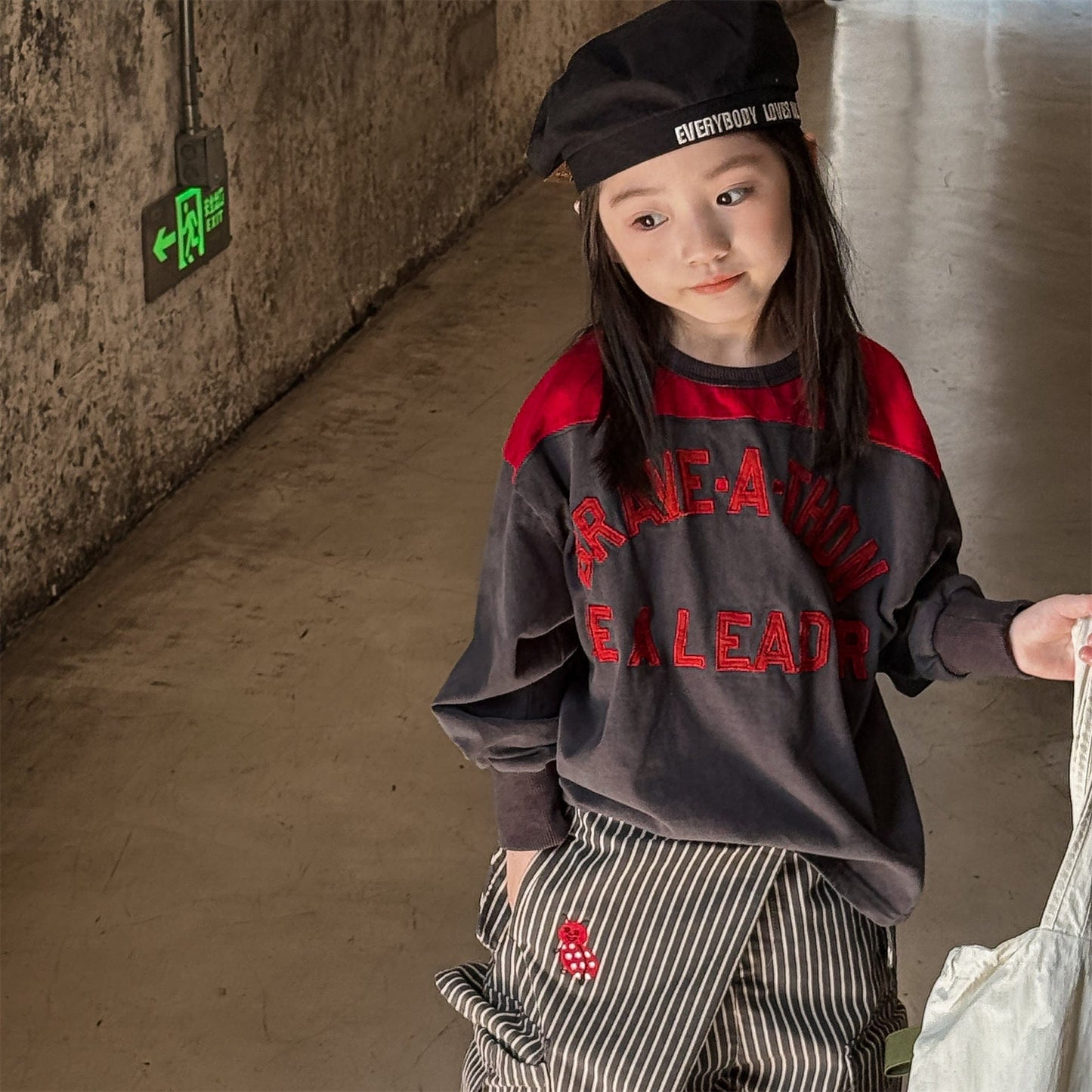 長袖Tシャツ レターロゴ長袖Tシャツ【mh0010621】