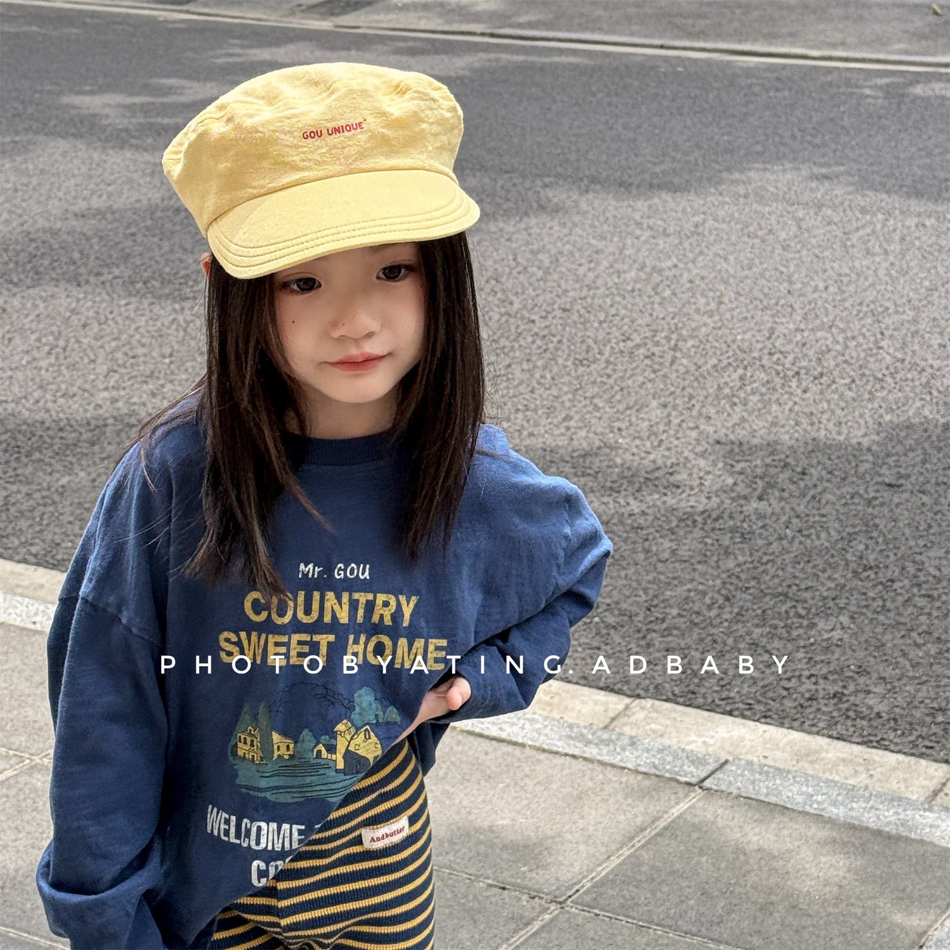 長袖Tシャツ カントリープリント長袖Tシャツ【mh0010628】