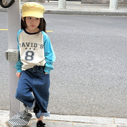 長袖Tシャツ パッチワークラグラン長袖Tシャツ【mh0010630】