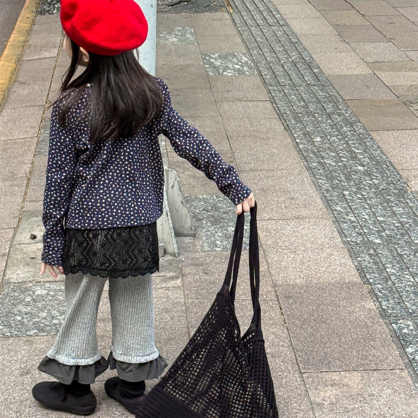 長袖Tシャツ フラワー小花柄プリント長袖Tシャツカットソー【mh0010631】