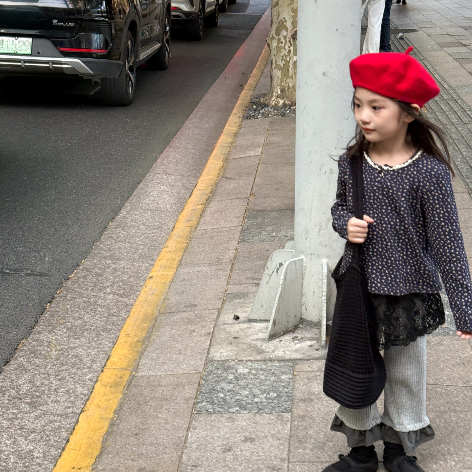 長袖Tシャツ フラワー小花柄プリント長袖Tシャツカットソー【mh0010631】