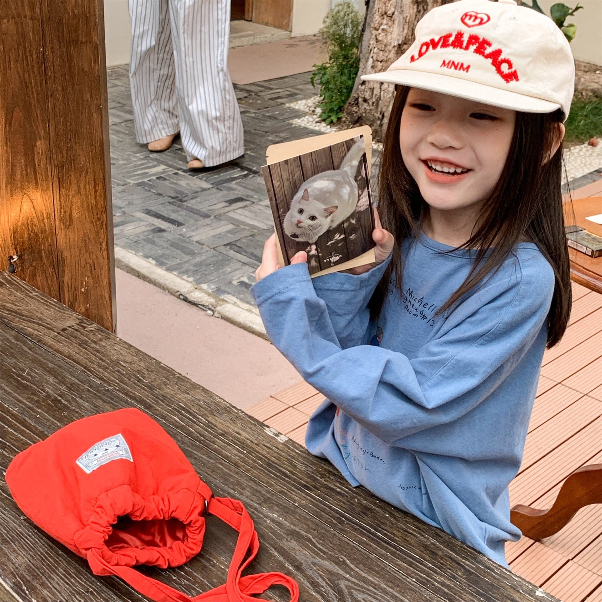 長袖Tシャツ イラストプリント長袖Tシャツ スウェット【mh0010807】