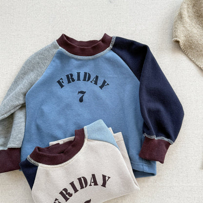 長袖Tシャツ ロゴプリント長袖スウェット ラグランTシャツ【mh0010812】