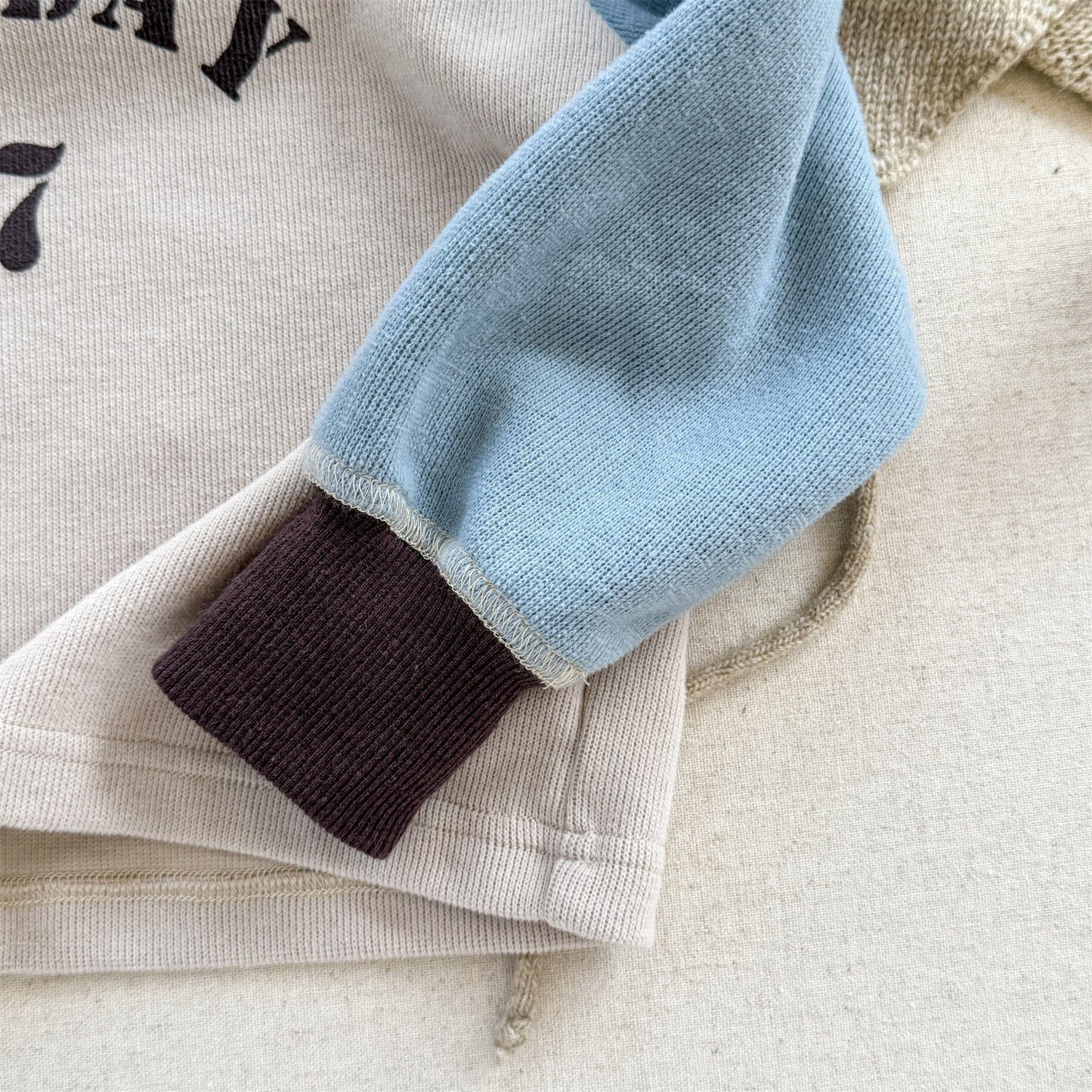 長袖Tシャツ ロゴプリント長袖スウェット ラグランTシャツ【mh0010812】