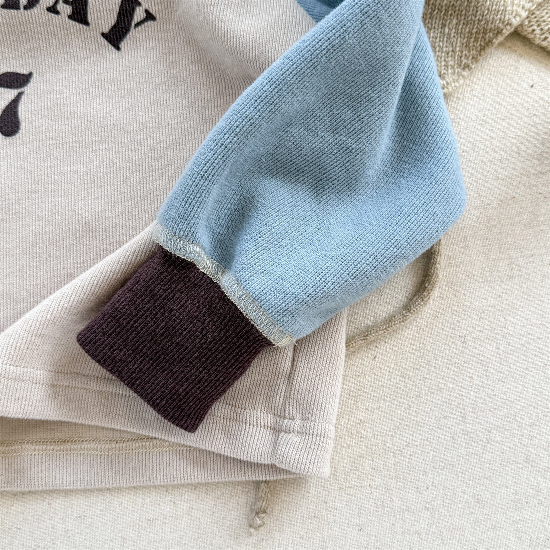 長袖Tシャツ ロゴプリント長袖スウェット ラグランTシャツ【mh0010812】