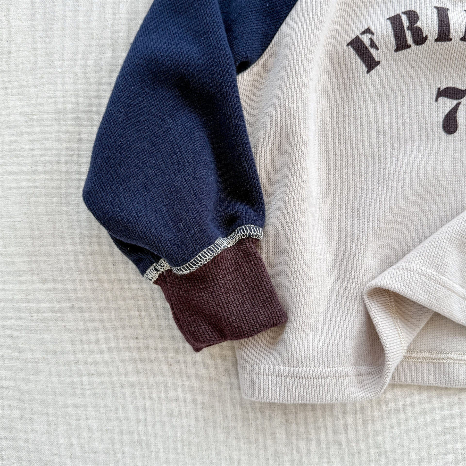 長袖Tシャツ ロゴプリント長袖スウェット ラグランTシャツ【mh0010812】