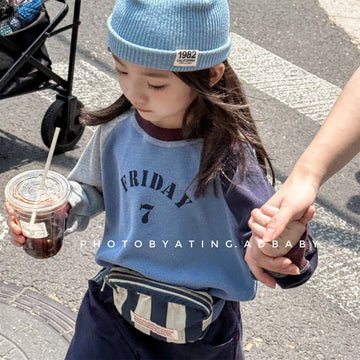 長袖Tシャツ ロゴプリント長袖スウェット ラグランTシャツ【mh0010812】