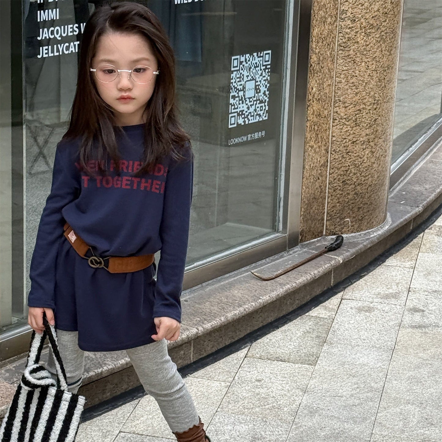 長袖Tシャツ ロゴプリント長袖Tシャツハイネックカットソー【mh0010913】