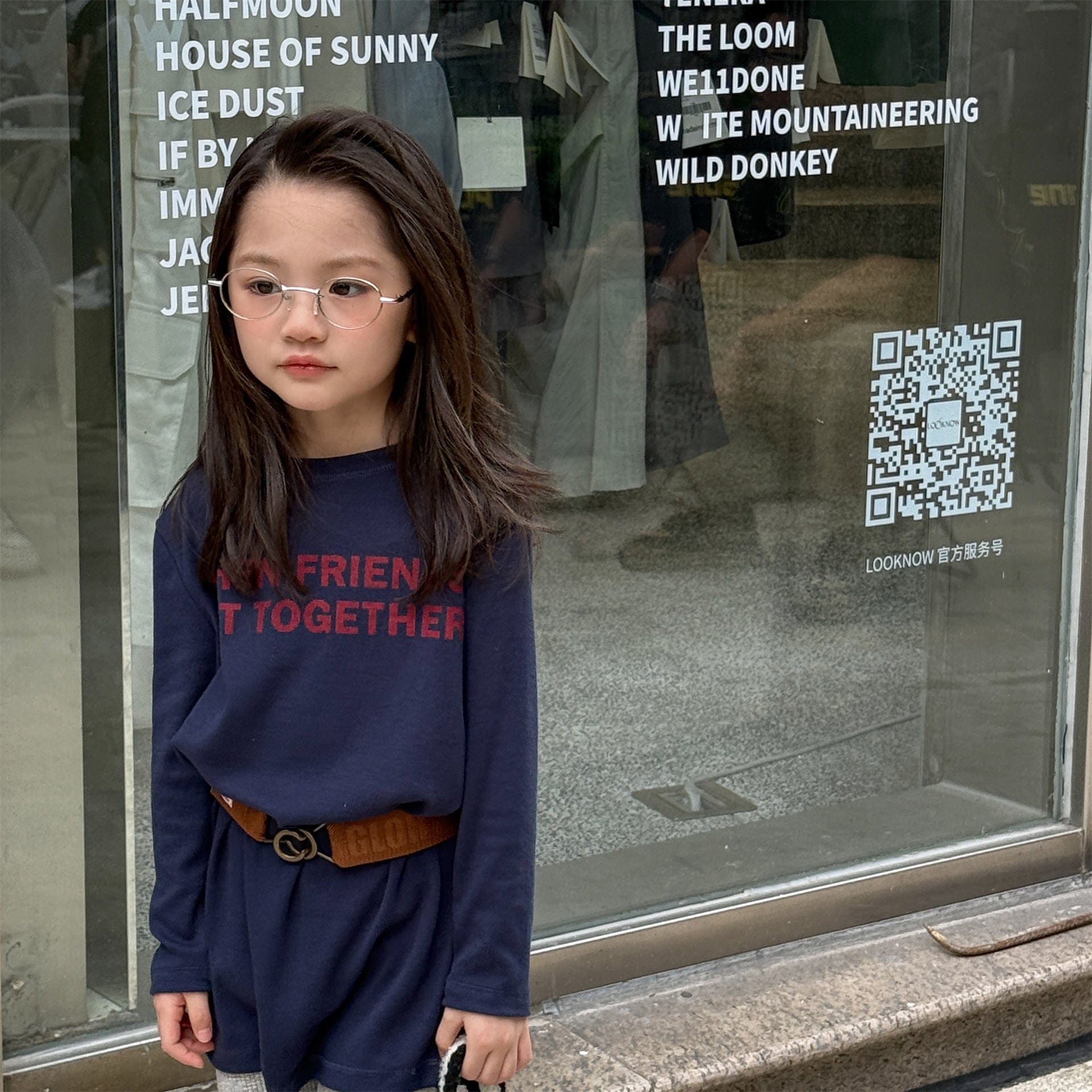 長袖Tシャツ ロゴプリント長袖Tシャツハイネックカットソー【mh0010913】