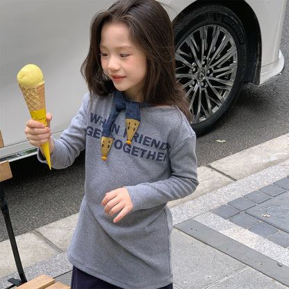 長袖Tシャツ ロゴプリント長袖Tシャツハイネックカットソー【mh0010913】