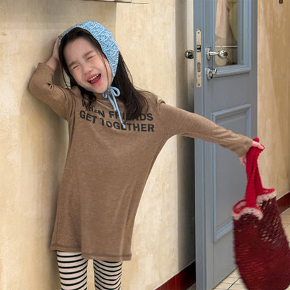 長袖Tシャツ ロゴプリント長袖Tシャツハイネックカットソー【mh0010913】