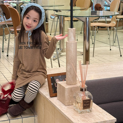 長袖Tシャツ ロゴプリント長袖Tシャツハイネックカットソー【mh0010913】