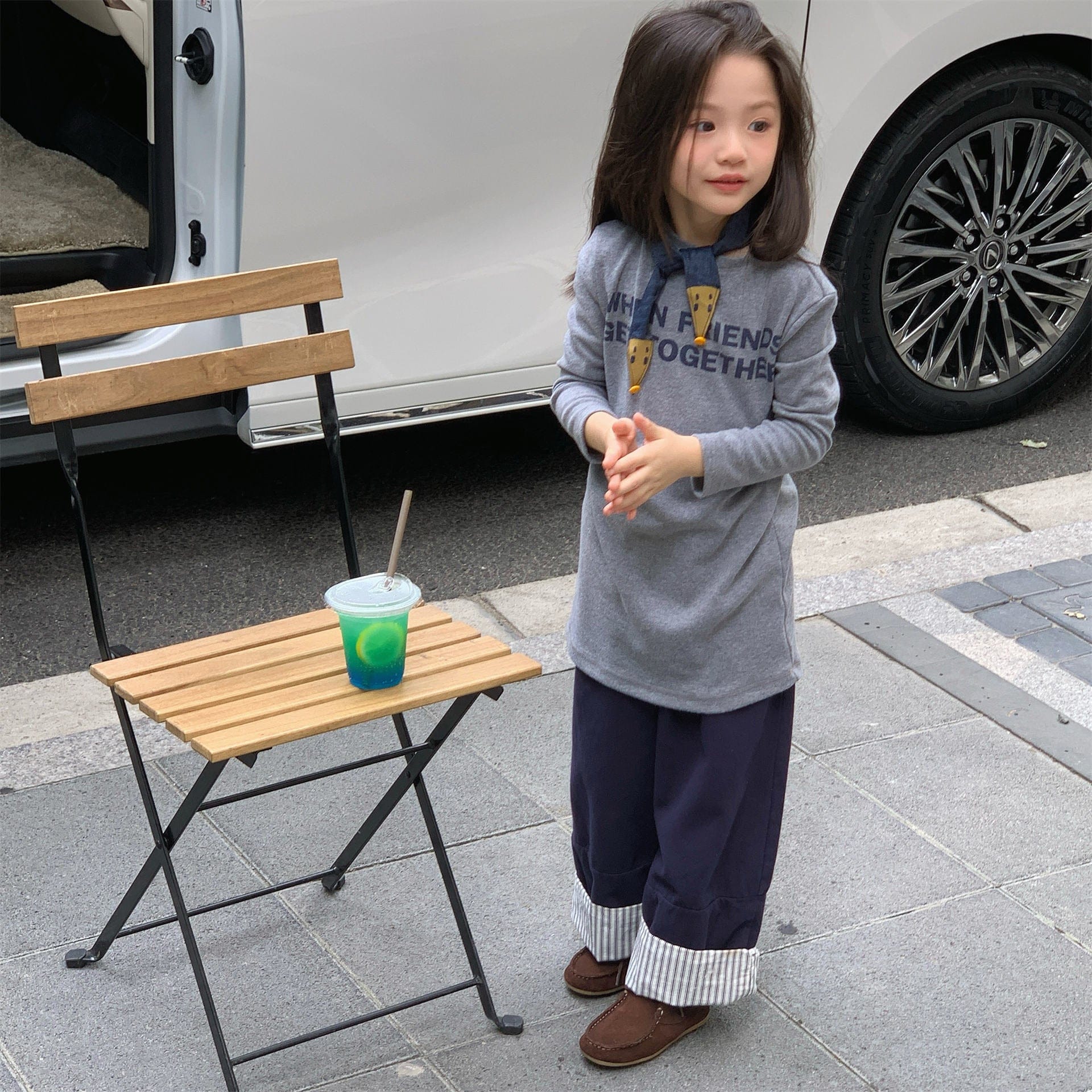 長袖Tシャツ ロゴプリント長袖Tシャツハイネックカットソー【mh0010913】