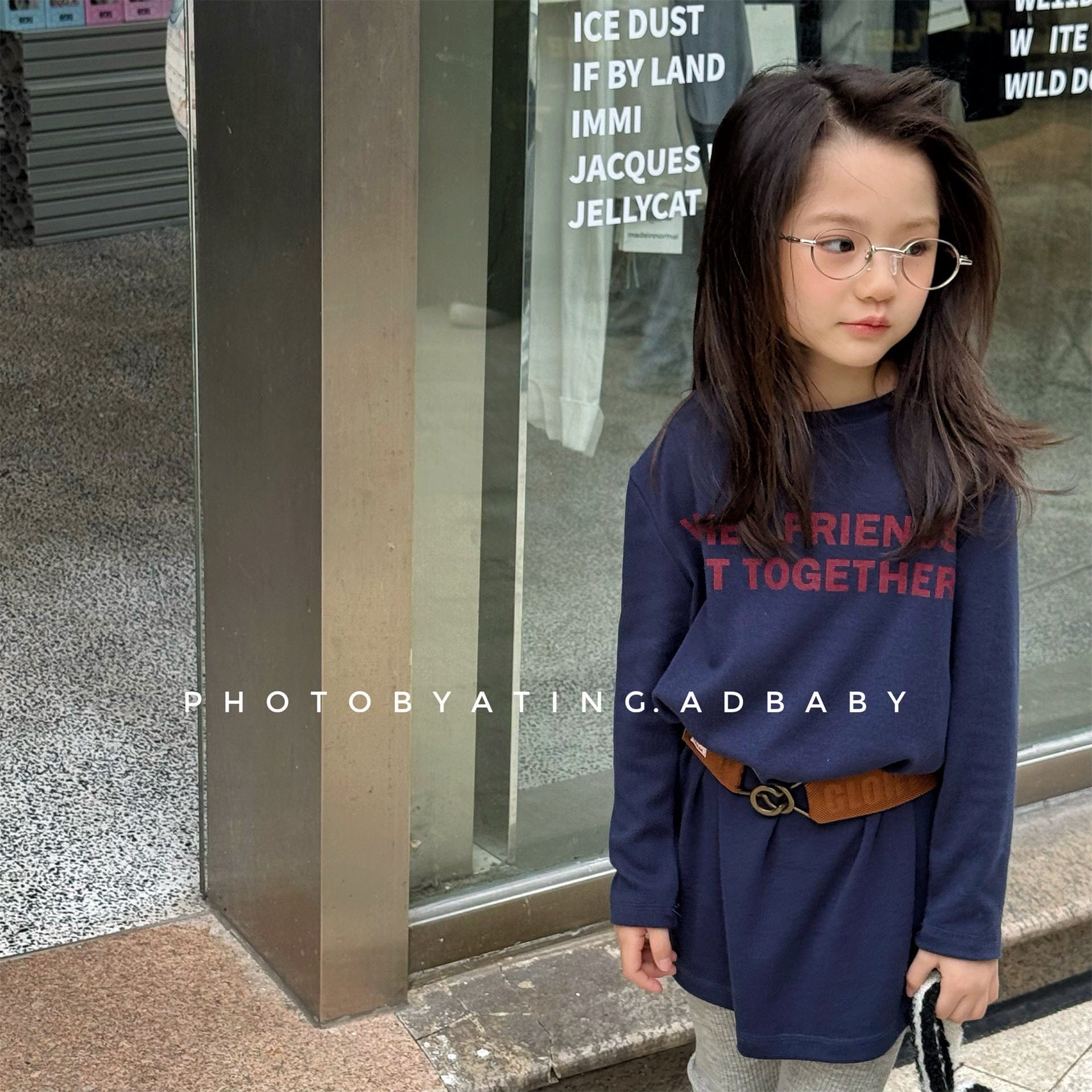 長袖Tシャツ ロゴプリント長袖Tシャツハイネックカットソー【mh0010913】