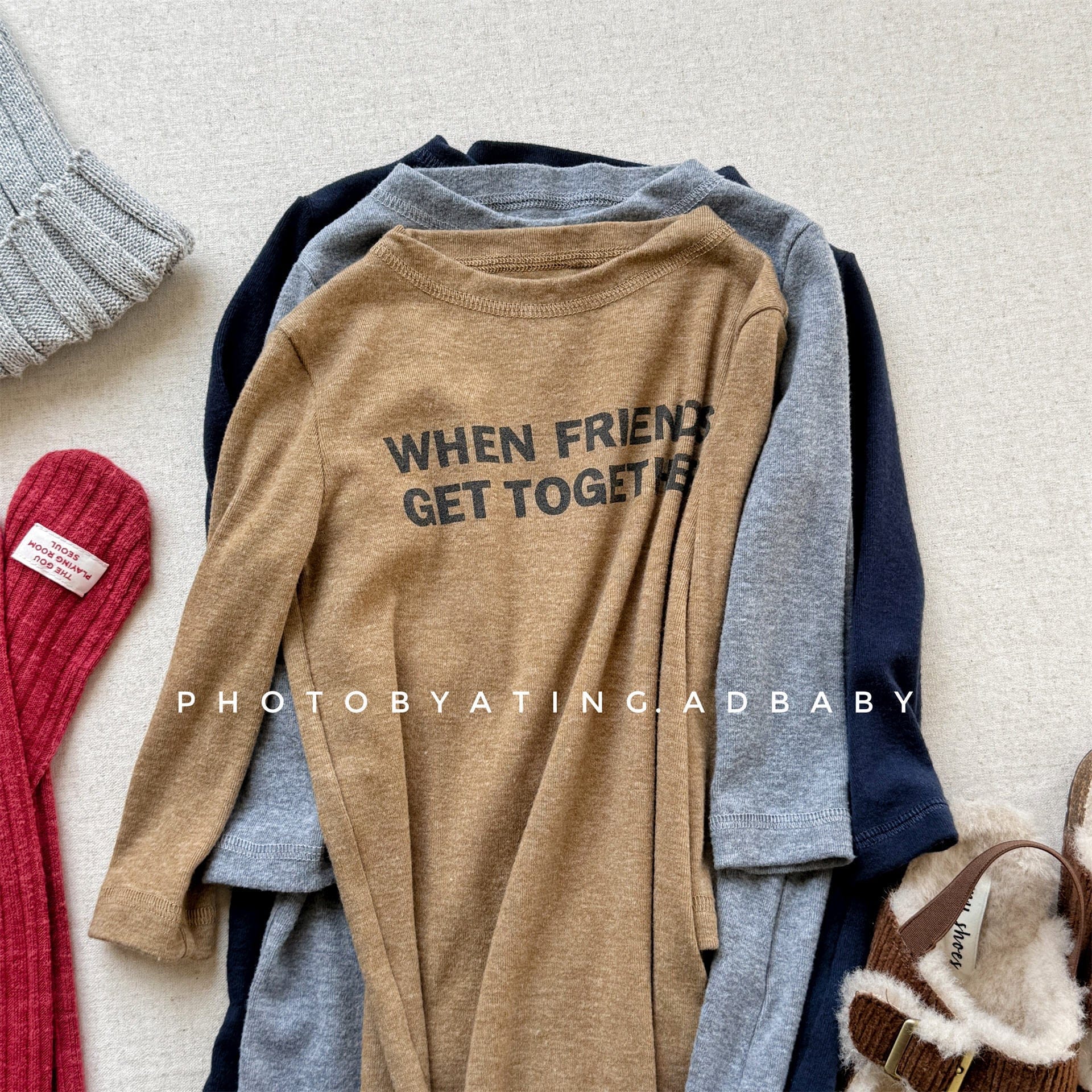 長袖Tシャツ ロゴプリント長袖Tシャツハイネックカットソー【mh0010913】