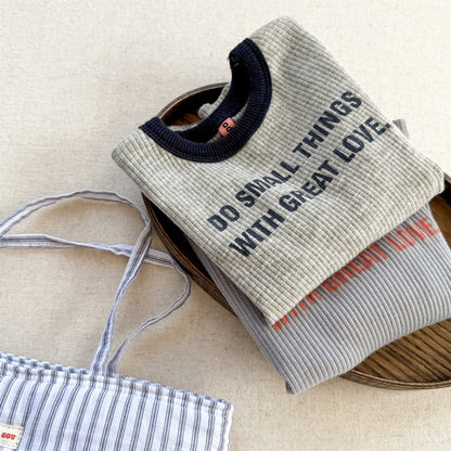 長袖Tシャツ ロゴプリント長袖リブTシャツダブルカラーパイピングトップス【mh0010914】