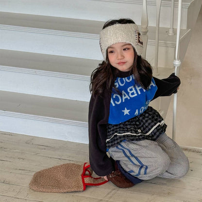 長袖Tシャツ 長袖Tシャツ フリース素材 ラグラン袖 プリントロゴ ハイネック【mh0011410】