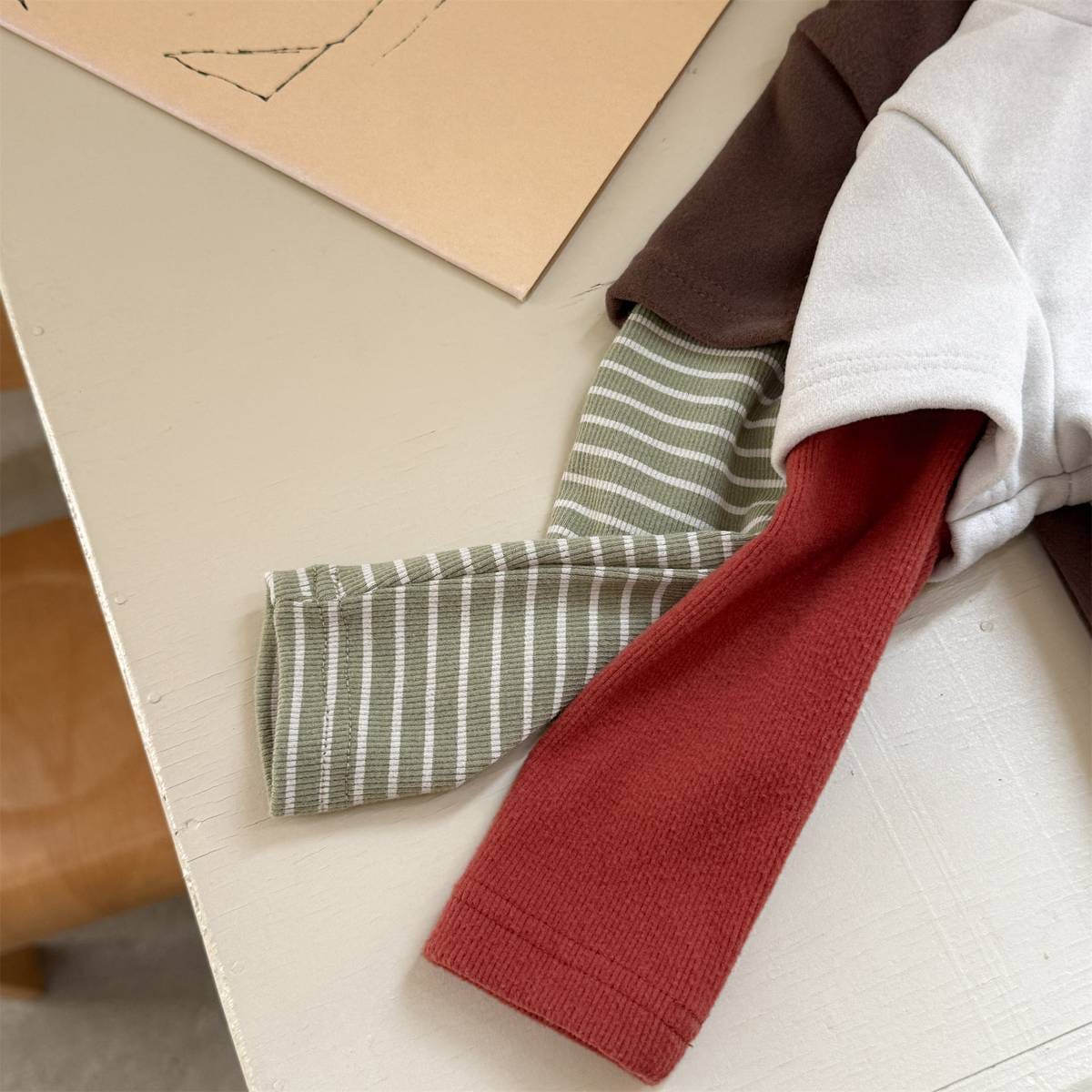 長袖Tシャツ 長袖Tシャツ 裏起毛 ハイネック あったかインナー ベーシック【mh0011416】