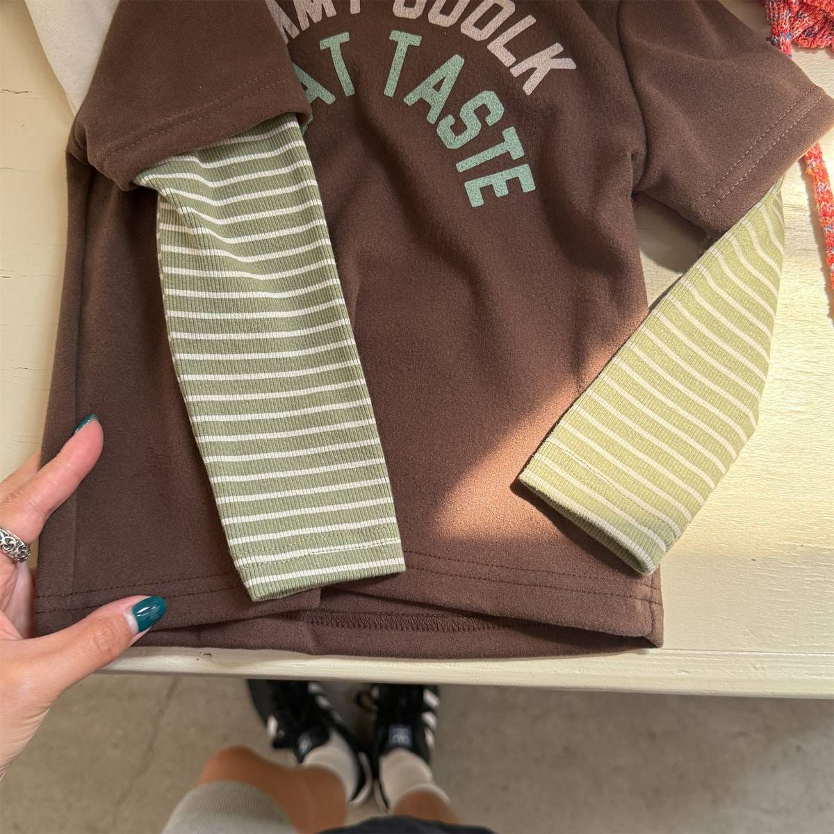 長袖Tシャツ 長袖Tシャツ 裏起毛 ハイネック あったかインナー ベーシック【mh0011416】