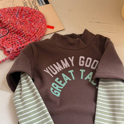 長袖Tシャツ 長袖Tシャツ 裏起毛 ハイネック あったかインナー ベーシック【mh0011416】