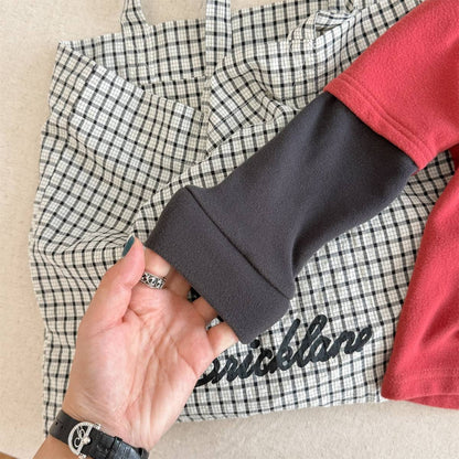 長袖Tシャツ 長袖Tシャツ 裏起毛 ハイネック ドッグプリント インナー【mh0011417】