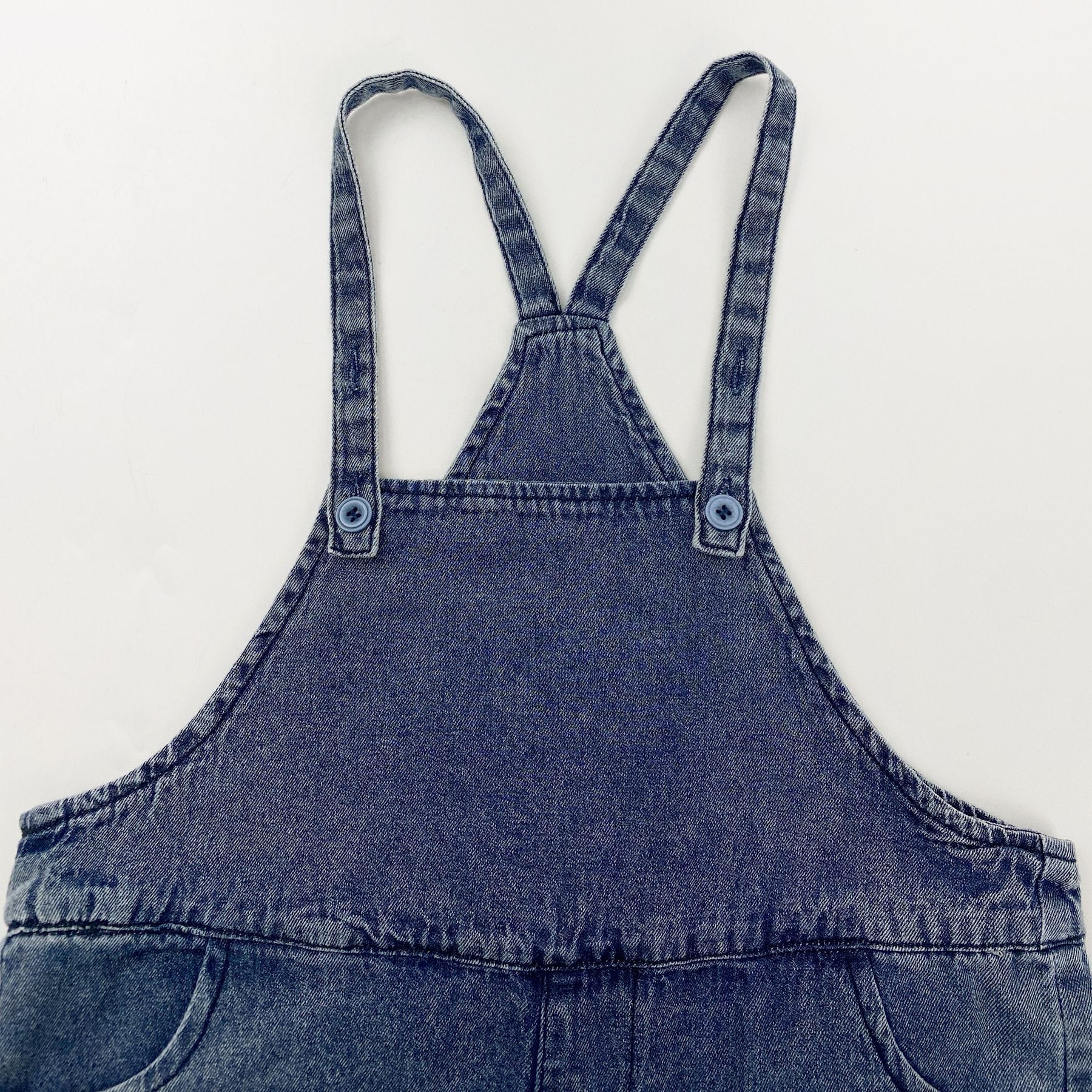 Adjustable Denim Bib Overalls 無地 シンプル サロペットショートパンツ【mh0012828】 Gikv king サロペットパンツ・サスペンダーパンツ