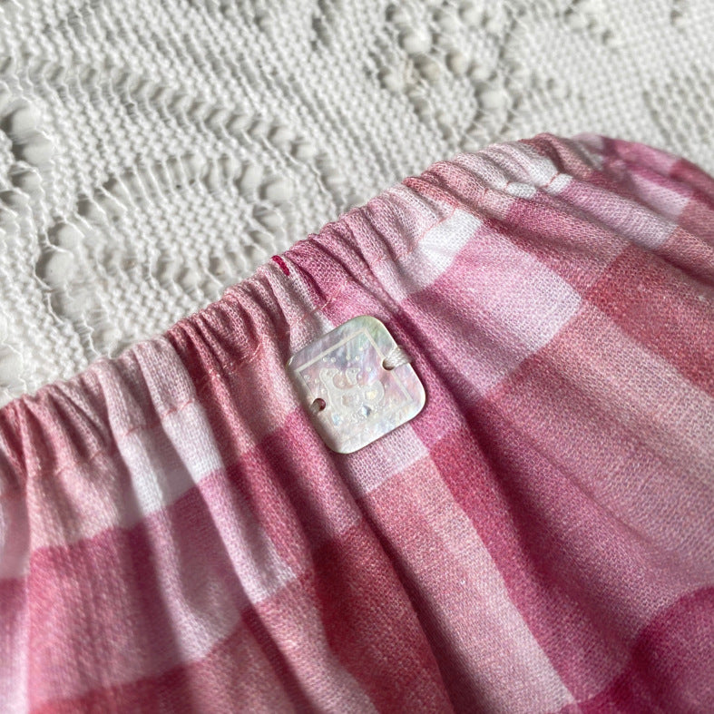 al agua patos | Bamboo Cotton Gingham Bloomers バンブーコットンギンガムチェックブルマ【mh0020153】 mamahalo shop