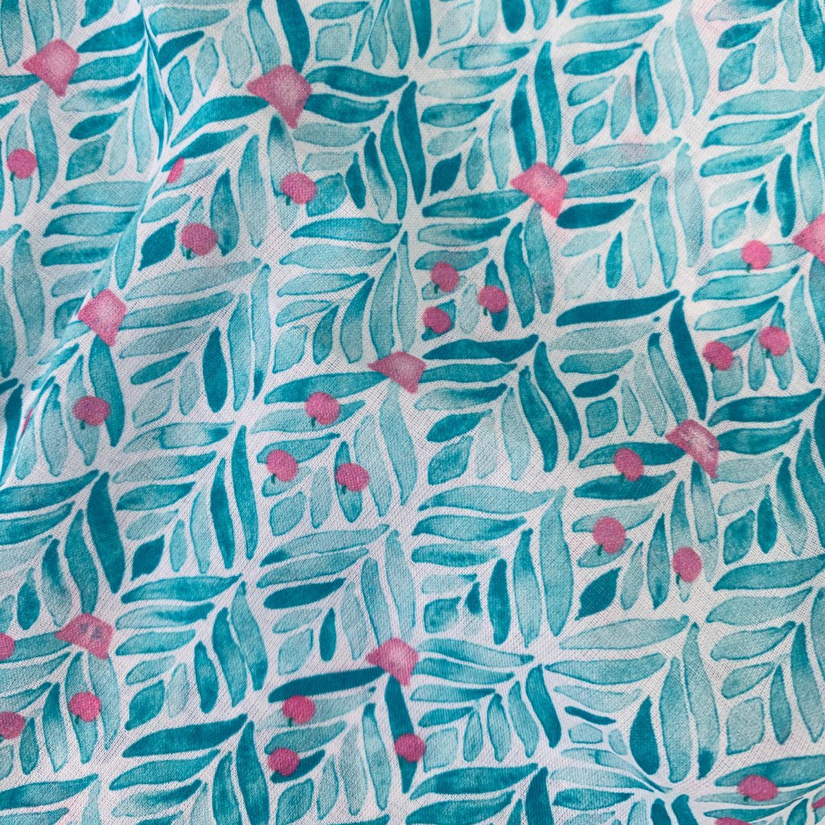 al agua patos | Gauze Cotton Floral Print Shirt ガーゼコットンプリントシャツ【mh0020157】 al agua patos 半袖Tシャツ