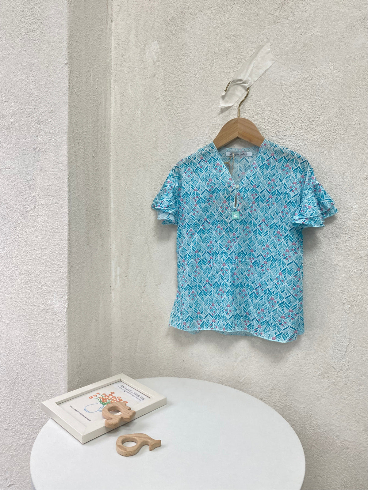 al agua patos | Gauze Cotton Floral Print Shirt ガーゼコットンプリントシャツ【mh0020157】 mamahalo shop