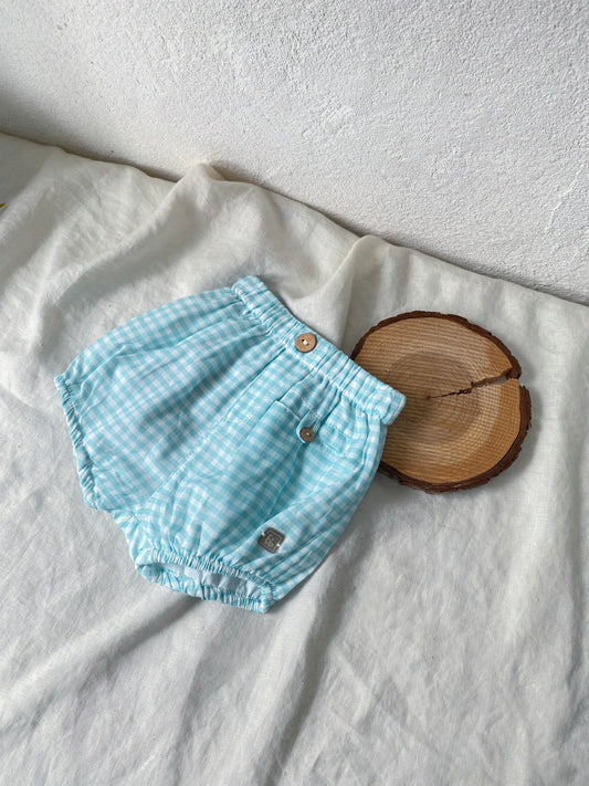 al agua patos | Gauze Cotton Gingham Bloomers ガーゼコットンギンガムチェックブルマ【mh0020159】 mamahalo shop