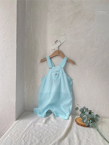 al agua patos | Gauze Cotton Gingham Overalls ガーゼコットンギンガムチェックオーバーオール【mh0020151】 mamahalo shop