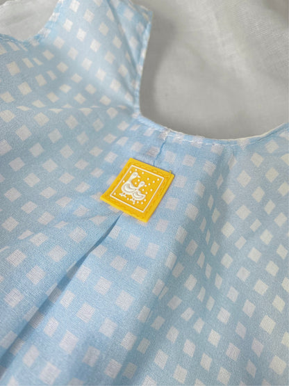 al agua patos | Gauze Cotton Gingham Setup ガーゼコットンギンガムチェックセットアップ【mh0020152】 al agua patos ノースリーブセットアップ