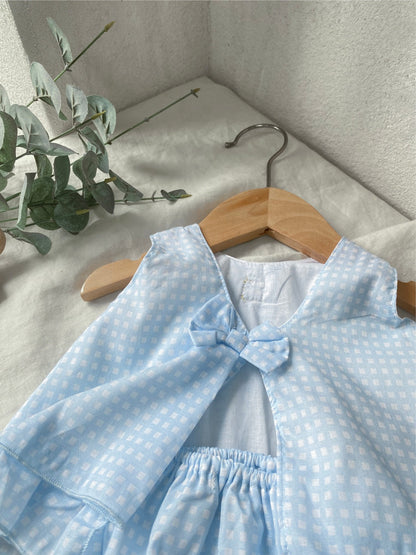 al agua patos | Gauze Cotton Gingham Setup ガーゼコットンギンガムチェックセットアップ【mh0020152】 mamahalo shop