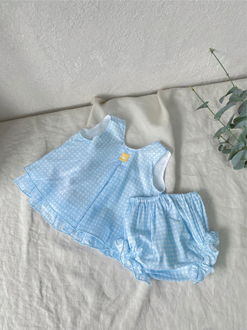 al agua patos | Gauze Cotton Gingham Setup ガーゼコットンギンガムチェックセットアップ【mh0020152】 mamahalo shop
