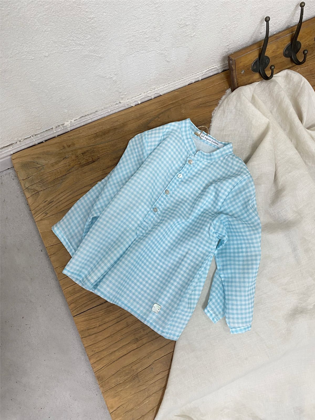 al agua patos | Gauze Cotton Gingham Shirt ガーゼコットンギンガムチェックシャツ【mh0020155】 al agua patos 長袖シャツ・ブラウス