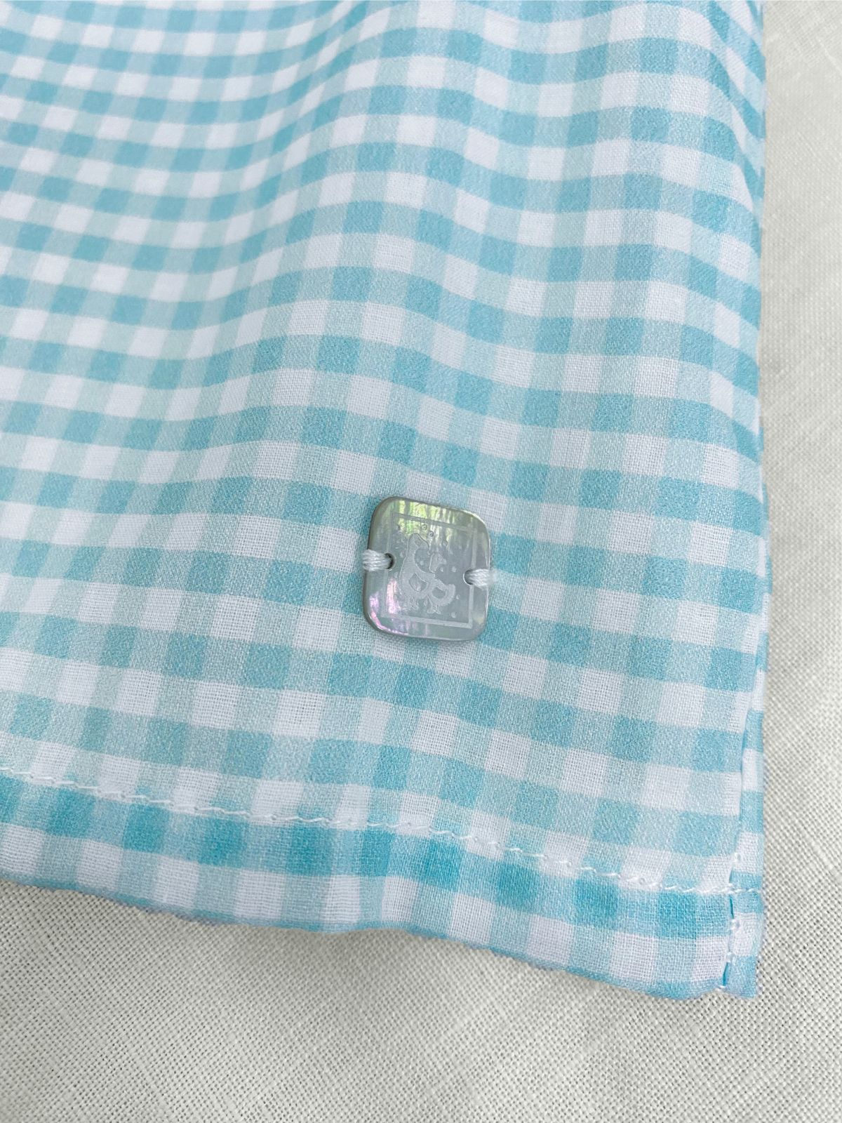 al agua patos | Gauze Cotton Gingham Shirt ガーゼコットンギンガムチェックシャツ【mh0020155】 al agua patos 長袖シャツ・ブラウス