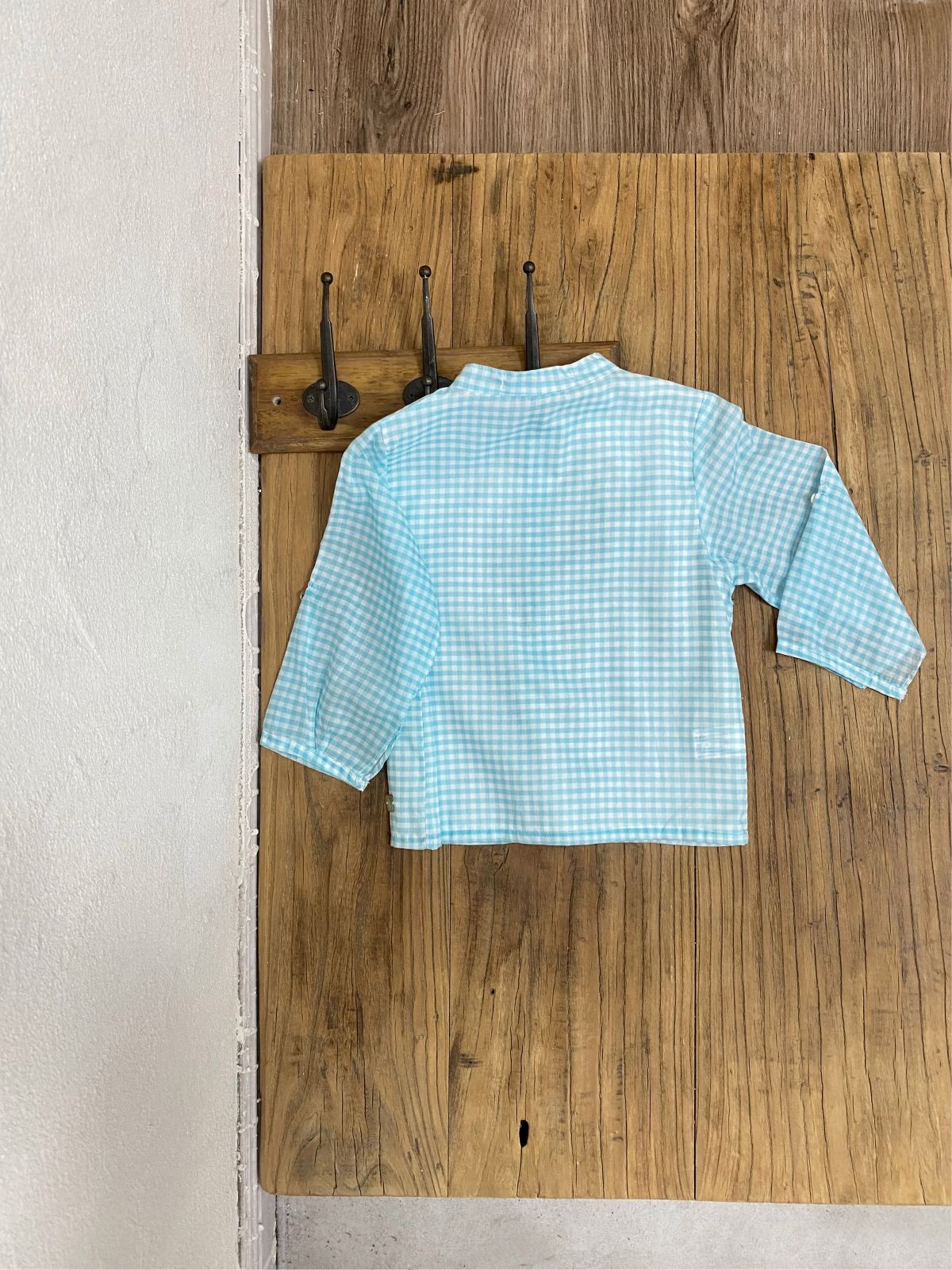 al agua patos | Gauze Cotton Gingham Shirt ガーゼコットンギンガムチェックシャツ【mh0020155】 mamahalo shop