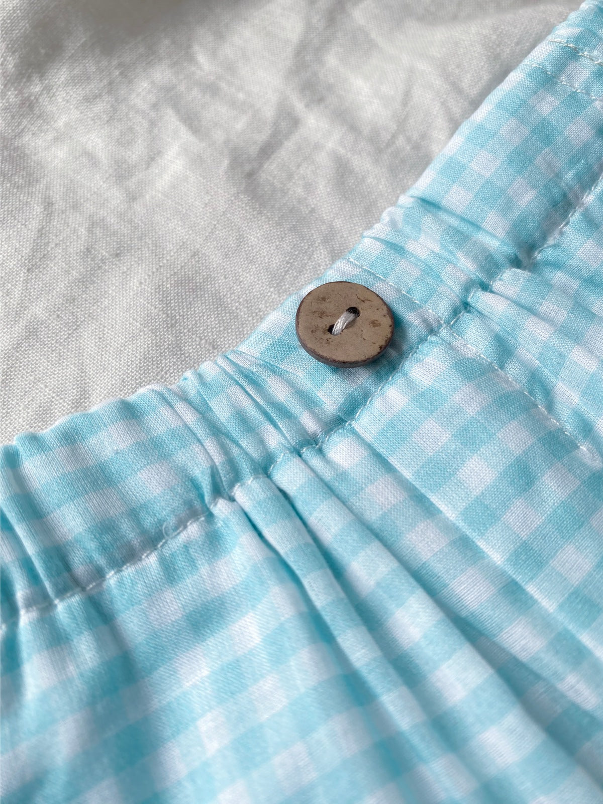 al agua patos | Gingham Plaid Cotton Shorts ギンガムチェックショートパンツ【mh0020160】 al agua patos ハーフパンツ・ショートパンツ