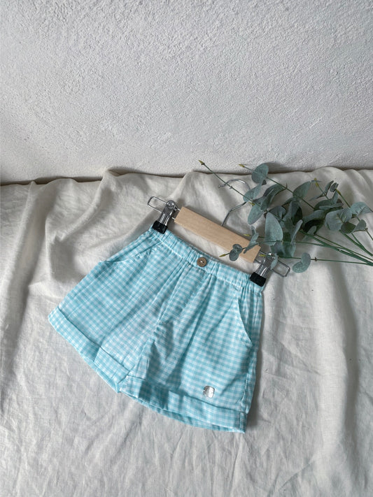 al agua patos | Gingham Plaid Cotton Shorts ギンガムチェックショートパンツ【mh0020160】 mamahalo shop