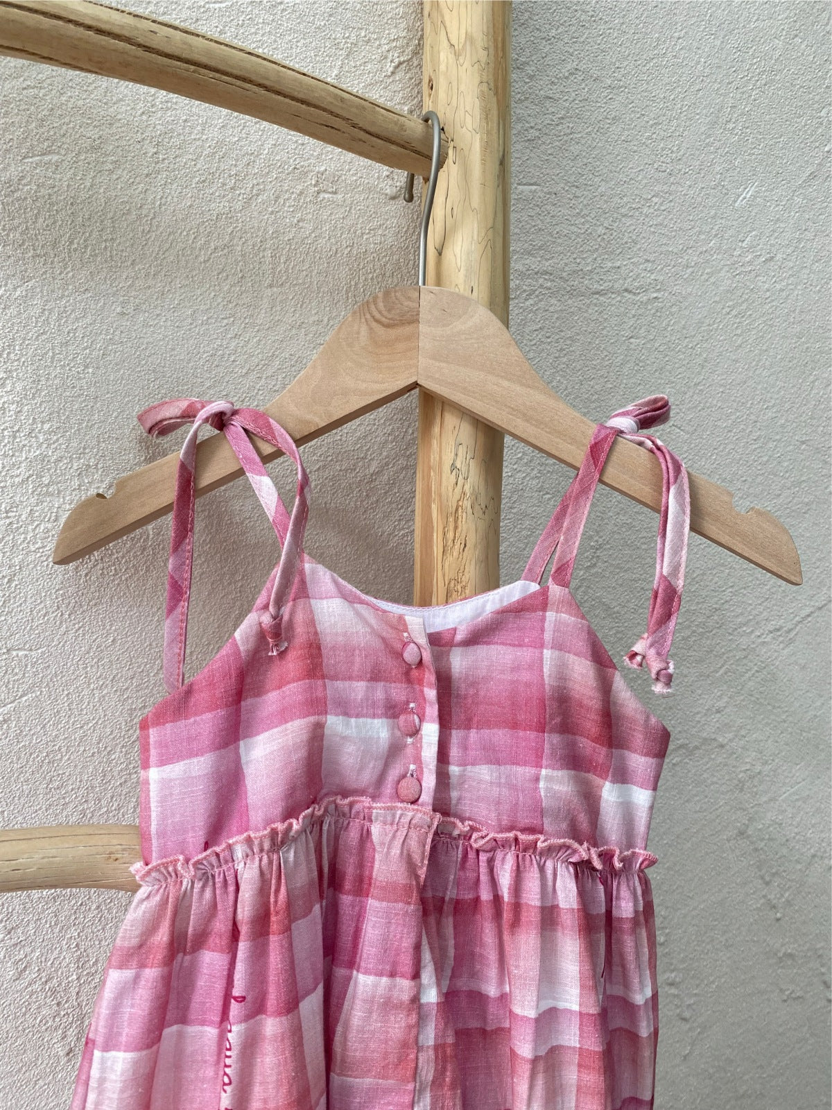 al agua patos | Slub Cotton Gingham Sundress スラブコットンギンガムチェックサマードレス【mh0020149】 al agua patos ノースリーブワンピース