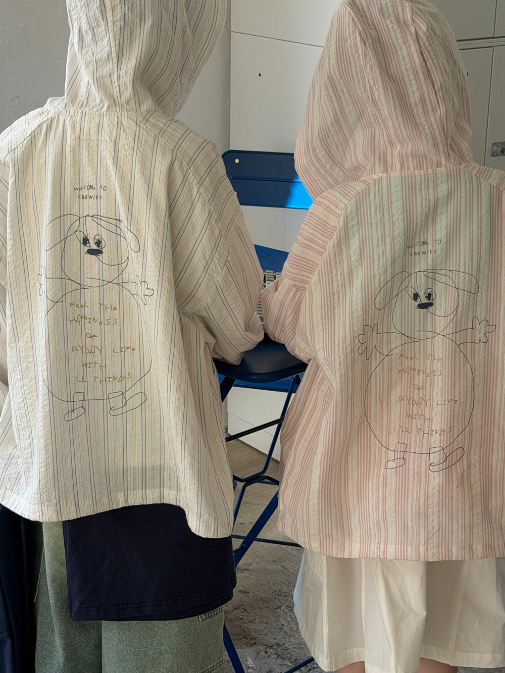 Alphabet Cartoon Hooded Jacket プリント フード付きジャケット【mh0012366】 KUMAI.KIDS