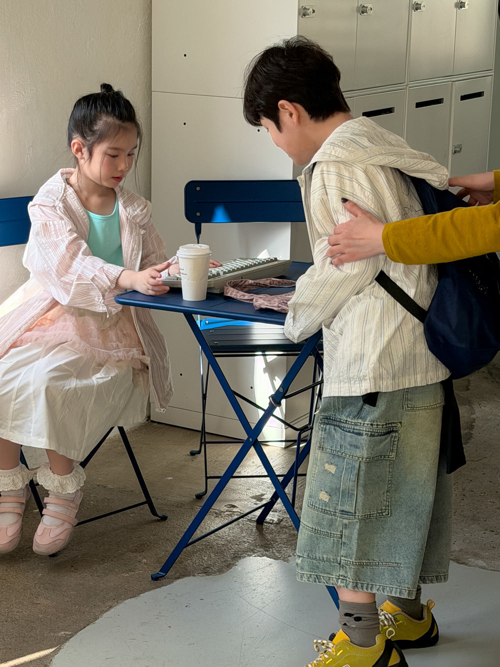 Alphabet Cartoon Hooded Jacket プリント フード付きジャケット【mh0012366】 KUMAI.KIDS