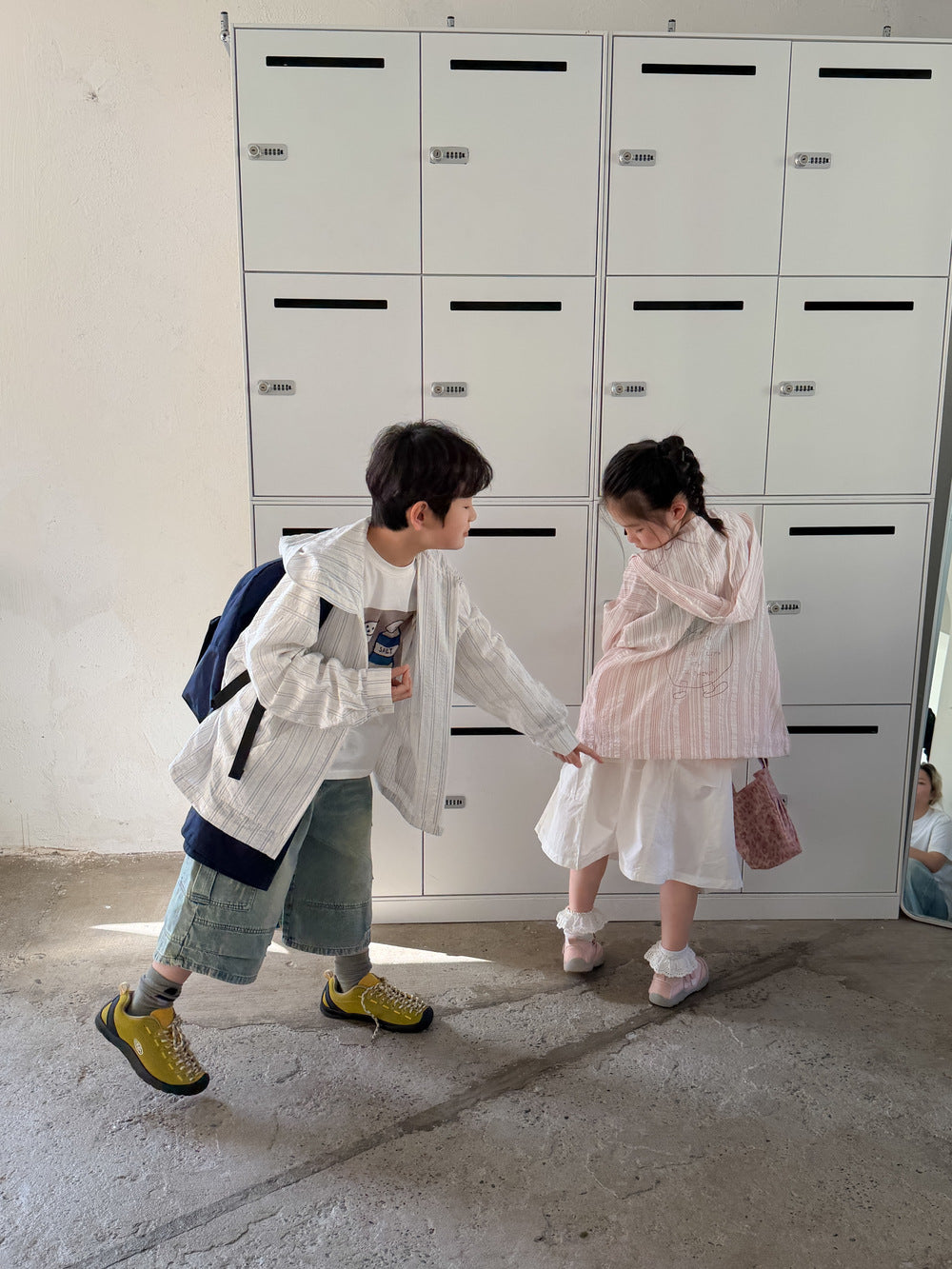 Alphabet Cartoon Hooded Jacket プリント フード付きジャケット【mh0012366】 KUMAI.KIDS