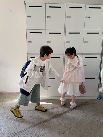 Alphabet Cartoon Hooded Jacket プリント フード付きジャケット【mh0012366】 KUMAI.KIDS