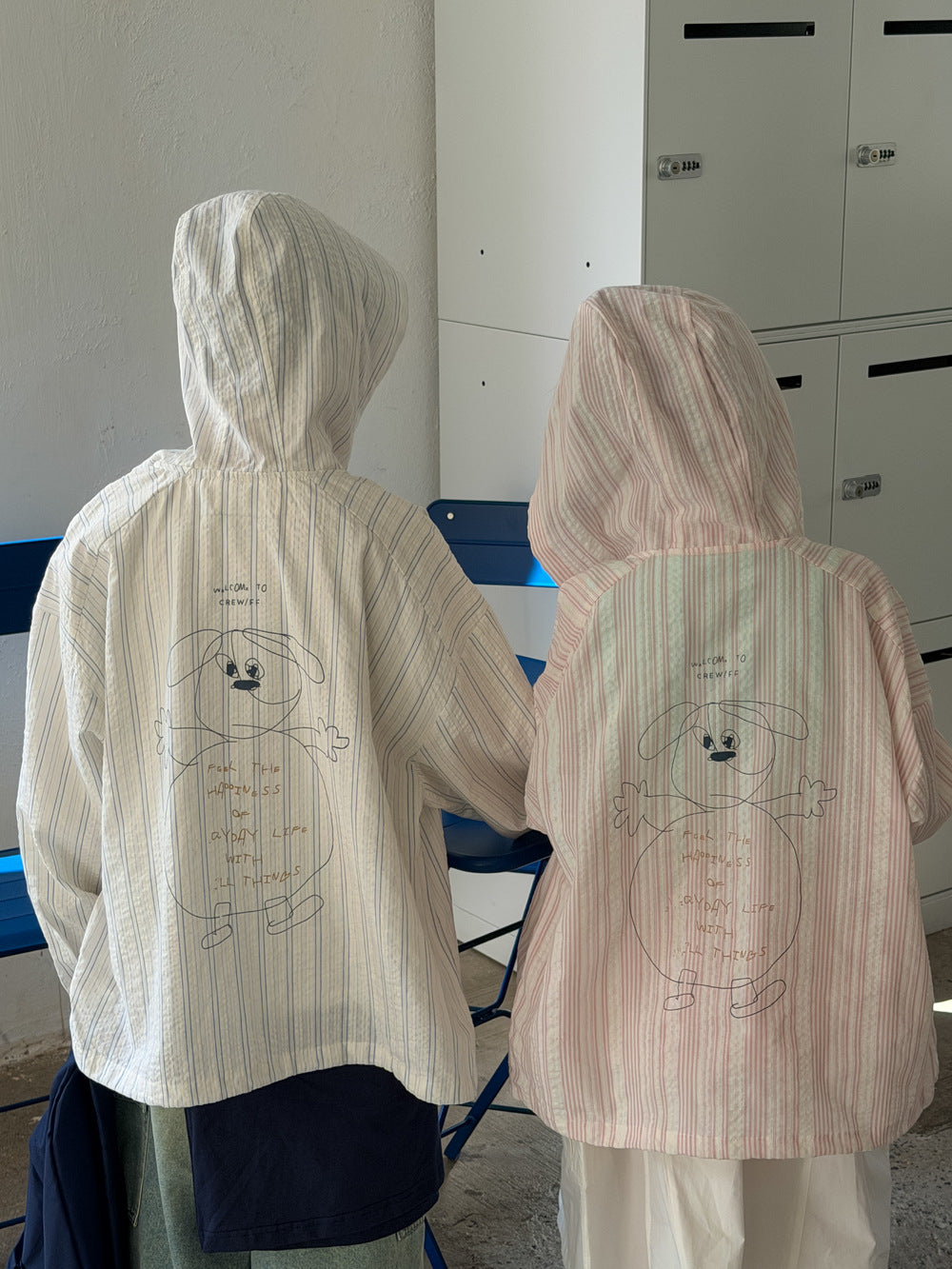 Alphabet Cartoon Hooded Jacket プリント フード付きジャケット【mh0012366】 KUMAI.KIDS