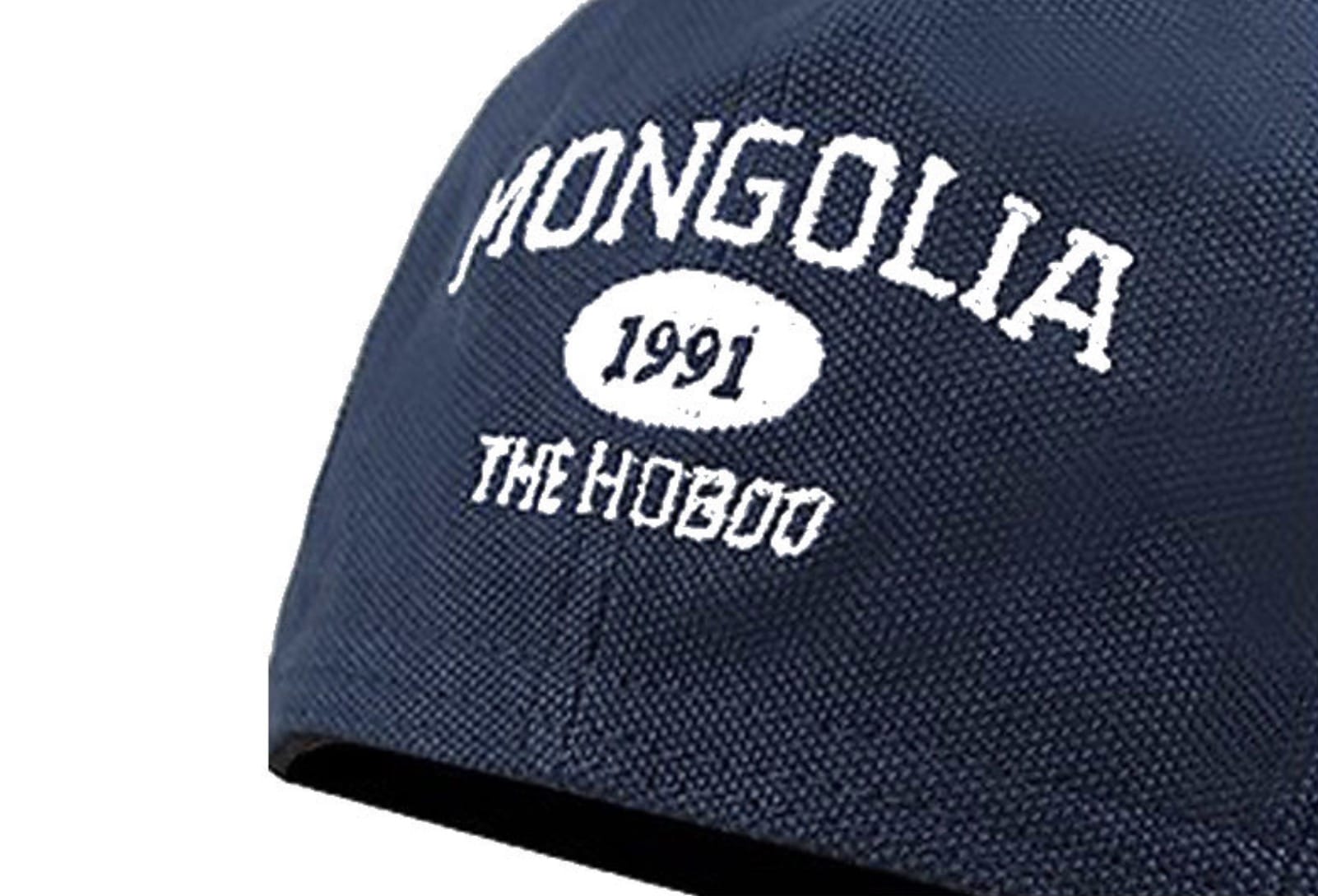 Alphabet Embroidery Hunting Cap アルファベット 刺繍 ハンチング帽【mh0013017】 Navy Blue / One Size momobobi ベビー用帽子