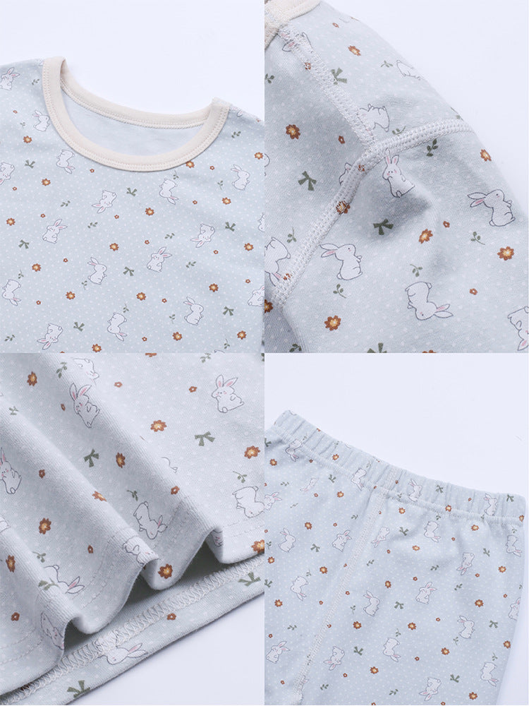 長袖パジャマ Long Sleeve Printed Pajama Set 長袖 プリント パジャマ セット【mh0012244】