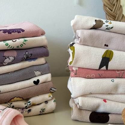 長袖パジャマ Long Sleeve Printed Pajamas 長袖 プリント パジャマ セット【mh0012243】