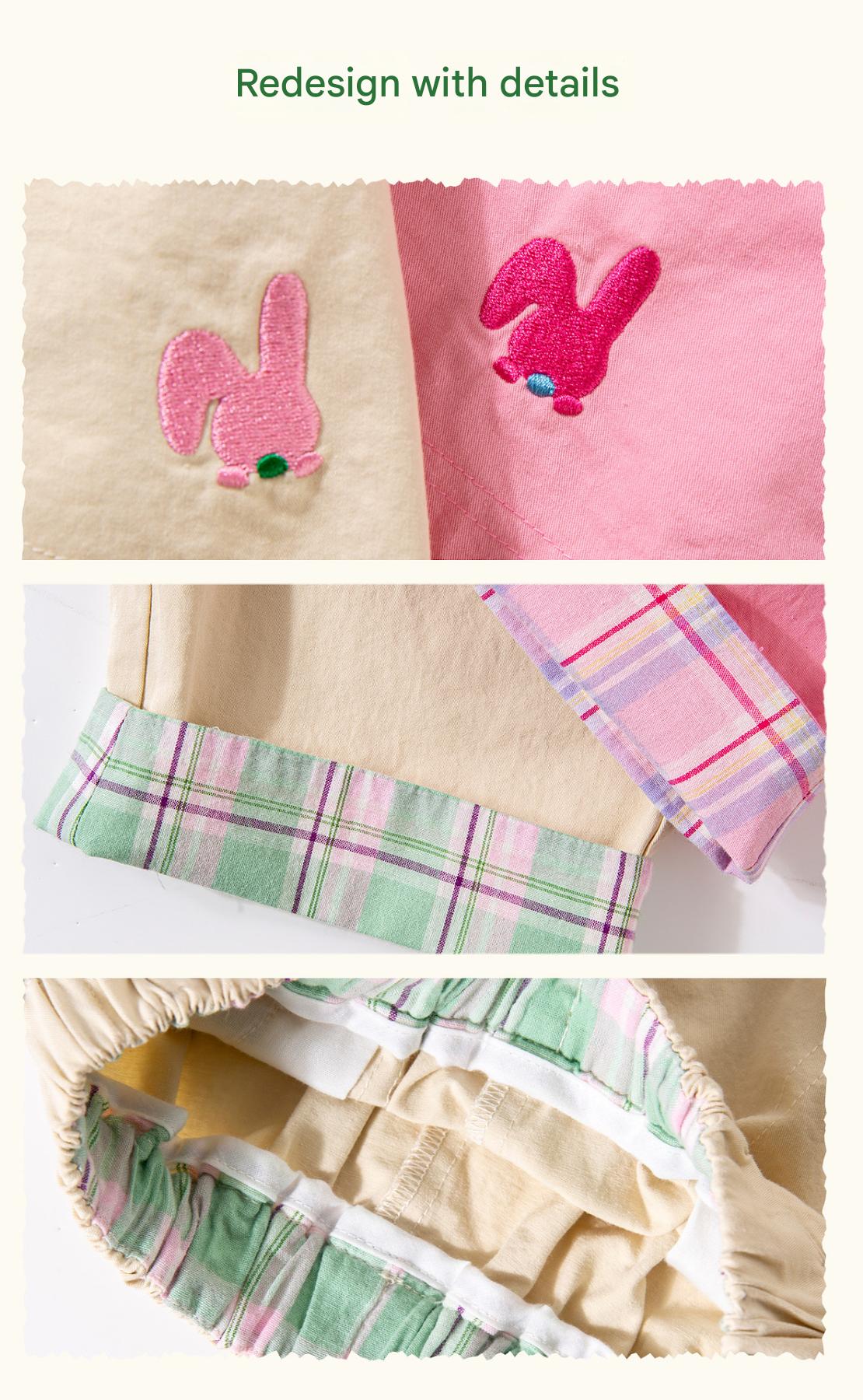 ロングパンツ・スウェットパンツ Cartoon Plaid Cuffed Loose Pants チェック柄ロールアップパンツ【mh0011979】