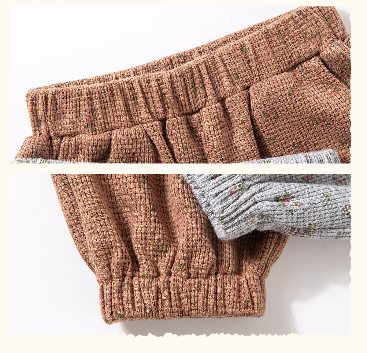 長袖セットアップ Floral Sweatshirt Sweatpants Set 小花柄スウェットセットアップ【mh0011985】